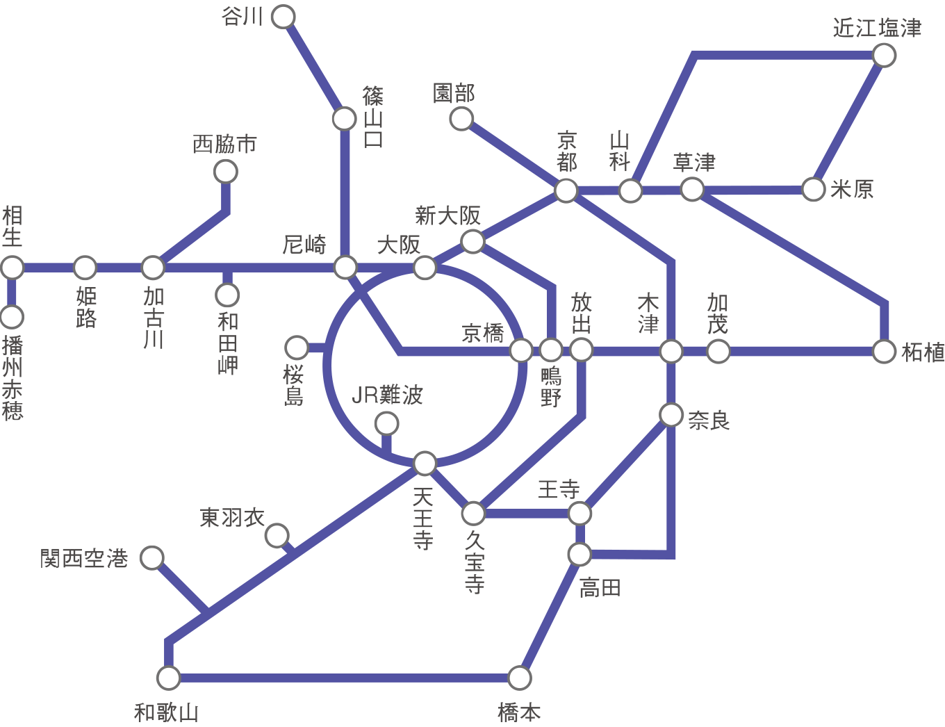 JR西日本ポストペイエリア