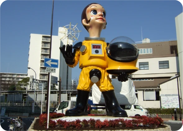 【茨木市】スポット1（サン・チャイルド像）