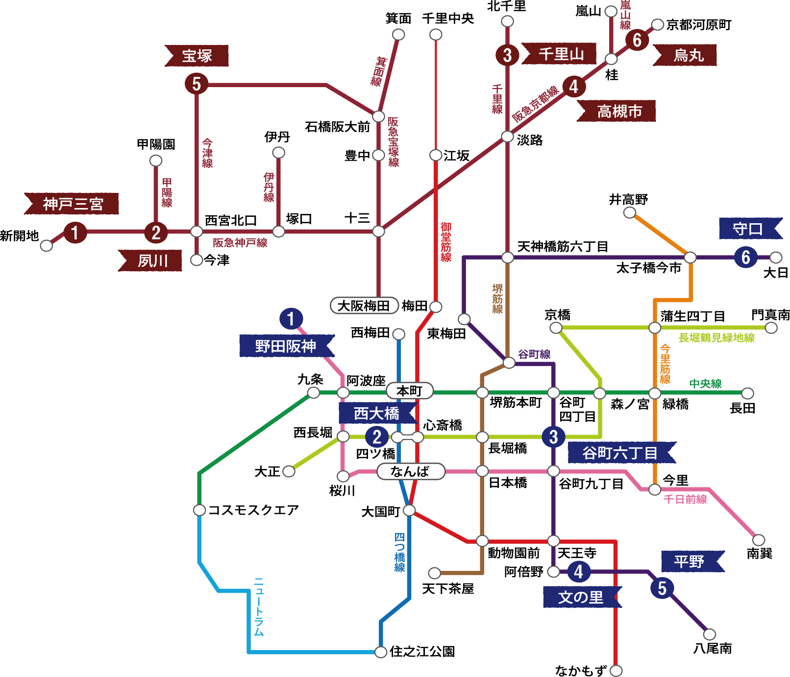 店舗路線マップ