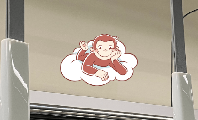 天井ステッカー