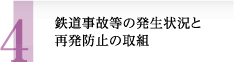 鉄道事故等の発生状況と再発防止の取組