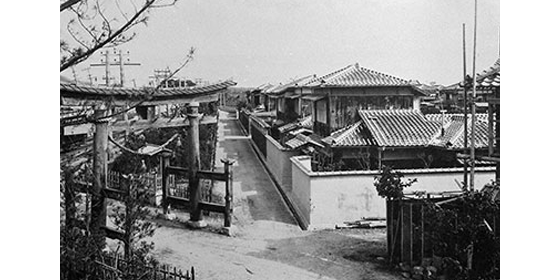開発後の池田室町の住宅街（1911年）