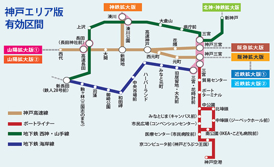 2021年度 神戸街めぐり1dayクーポン｜お得な乗車券の詳細｜阪急電鉄