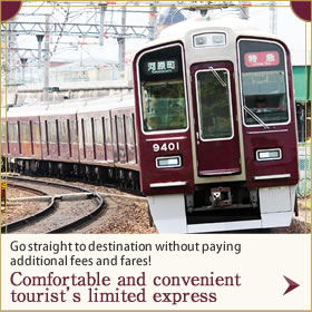 Go straight to destination without paying additional fees and fares! Comfortable and convenient tourist's limited express