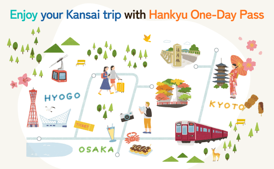 阪急1dayパスで満喫する関西旅