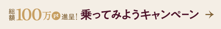 総額100万ポイント進呈!乗ってみようキャンペーン