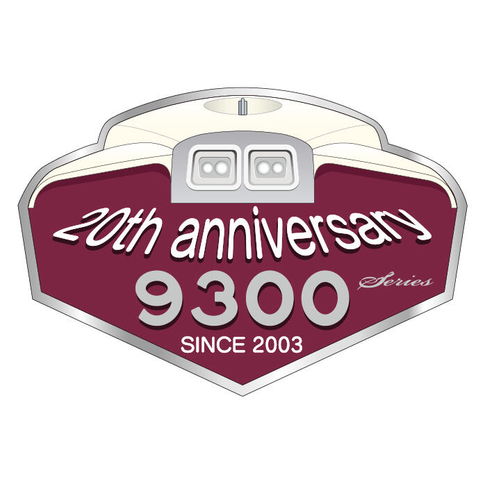 9300系誕生20周年記念列車（C#9300×8R編成）の運行を開始し、記念グッズを発売します！
