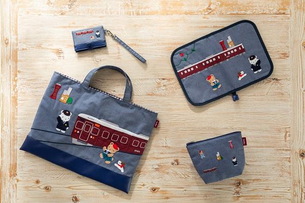 限定1セット！　ファミリア✖️阪急電車　トートバッグ　ハンカチ　巾着　セット