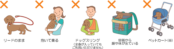 お持ち込みいただけないもの