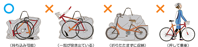 専用の袋に収納とは